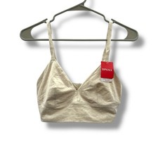 SPANX NWT Cotton Comfort Bralette Women's Medium Lounge Everyday Soft