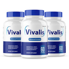  3 Pack Vivalis Capsules Male Vitality Performance Vivalis Pills 180 Capsules 