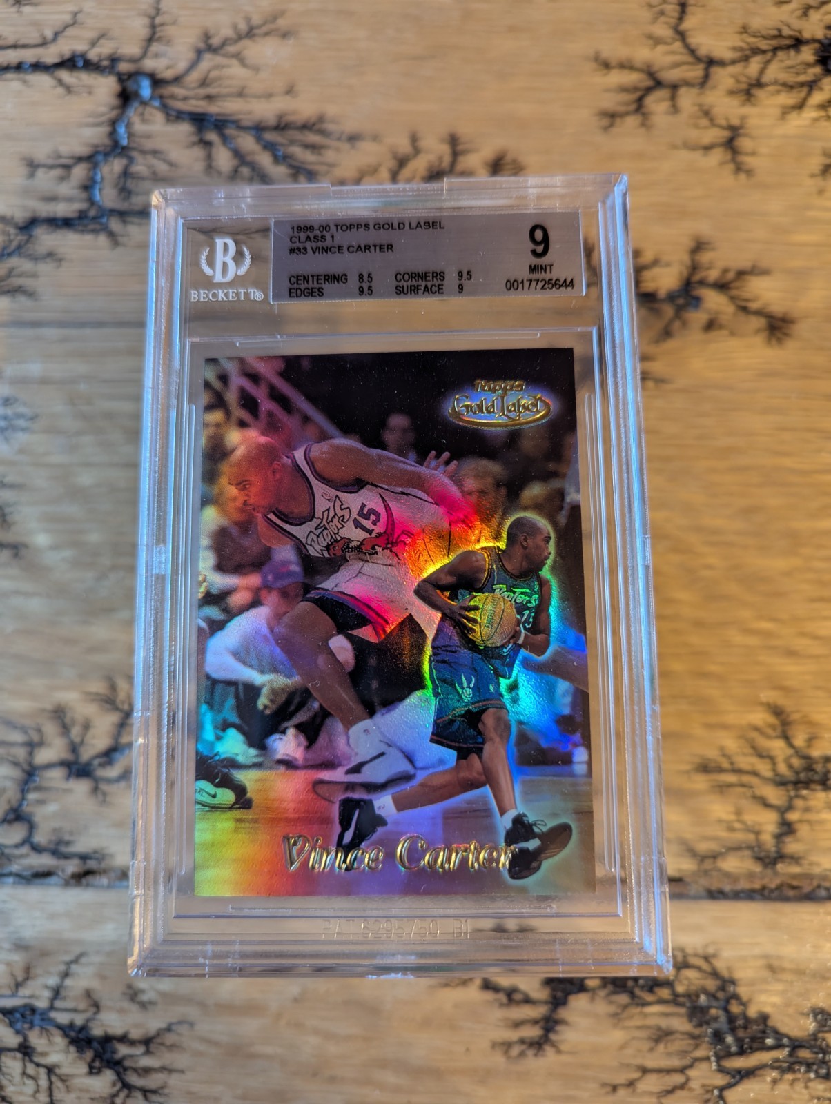 1999-00 Topps Gold Label - Vince Carter #33 Class 1