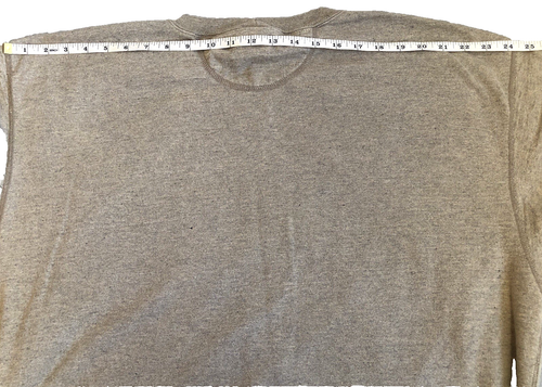Sudadera de Colección Lands End Para Hombre L 36-38 Terry Cuello Redondo Beige Algodón Sólido EE. UU. W95 - Imagen 11 de 12