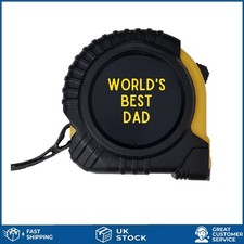 Professional Retractable World's Best Dad Measuring Tape, 3m/10ft Size