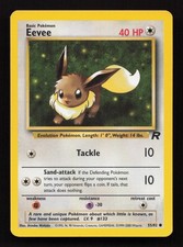 Eevee 55/82 Team Rocket Pokemon LP Vintage Common 1999
