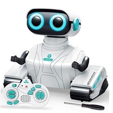 Robots for Kids, 2.4Ghz Remote Control Robot Toys with LED Eyes Flexible
