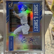 2021 Panini Donruss Short and Sweet Signatures Corey Seager #SSS-7