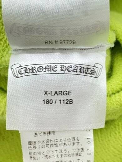 CHROME HEARTS hoodie XL cotton yellow 408154464******659