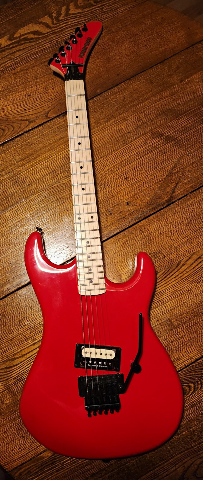 Kramer Baretta 2022 Red Solid Body 6-String Maple Neck Floyd Rose 22F RH