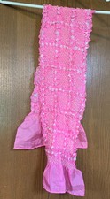 Vintage Pink Silk Scarf from Japan