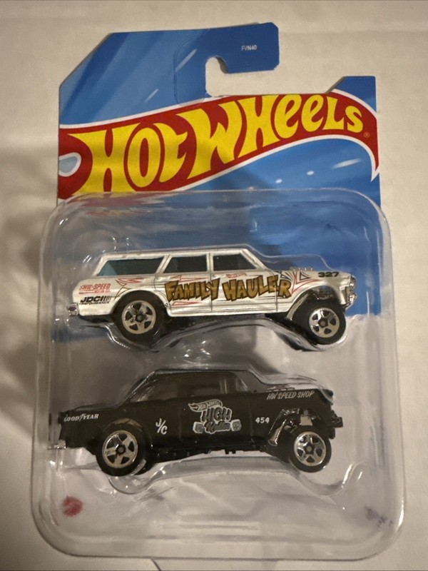 2025 Hot Wheels 2 pack - '55 Bel Air Gasser & '64 Chevy Nova Wagon Gasser