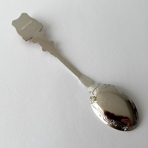 Vintage Silverplate Souvenir Spoon, Snowdrop, Flower of the Month January - Picture 5 of 5