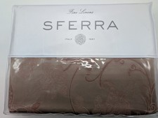 Sferra Bellanca Queen Duvet Set 3PC Floral Egyptian Cotton Jacquard Italy NEW
