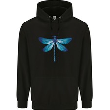 A Blue Dragonfly Mens 80 Cotton Hoodie