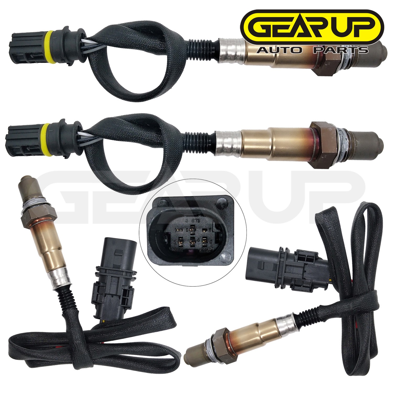 4Pcs Upstream & Downstream Oxygen Sensor For Rolls-Royce Phantom 6.7L 2007-2015