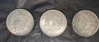 LOT 3 MORGAN 1921 SILVER DOLLAR  90% SILVER