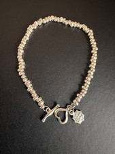 Dower & Hall Sterling Silver 925 Hallmarked Nomad Nugget Bracelet