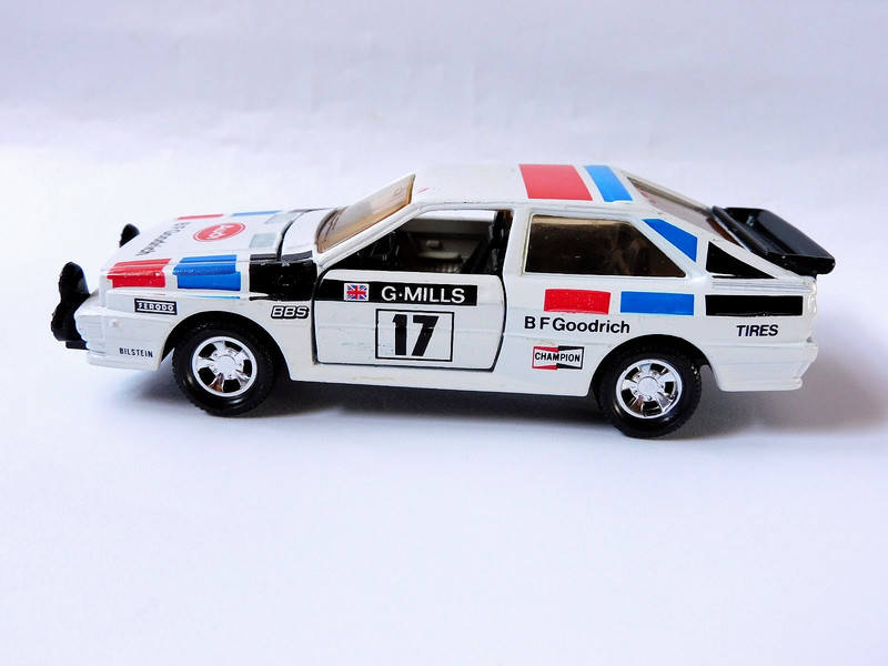 1982 Matchbox Super Kings Audi Quattra Rally 1/43 #17 Excellent Mint - Macau 