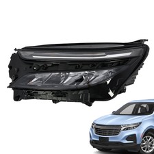 KARPAL LED Headlight Assembly – Driver Side – For 2022-2024 Chevy Equinox LS (Chrome Housing)