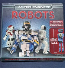 Master Engineer: Robots (With 19 Pieces to Build a Model of a Humanoid Robot)
