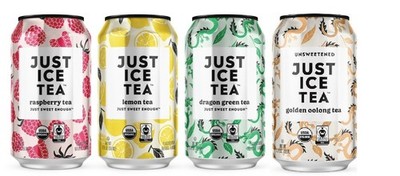 Just Ice Tea 12-Pack (12oz Cans), Organic Tea, Choose flavor or try variety pack