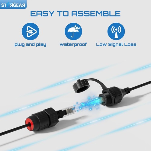 Starlink Adattatore Ethernet Gen 2, Impermeabile SPX a RJ45 Accoppiatore Cavo Starlink R - Foto 4 di 7