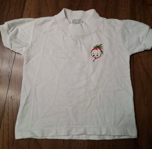 Vintage Health Tex Shirt Made USA Gr. 5 bestickt - Bild 1 von 3