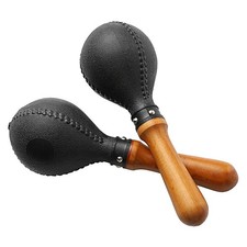 Percussion Maracas Pair of Shakers Rattles Sand Hammer Percussion Instrument wit