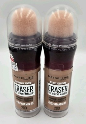 2 PACK Maybelline Instant Age Rewind Eraser Makeup Creamy Natural 200 Exp 12/25