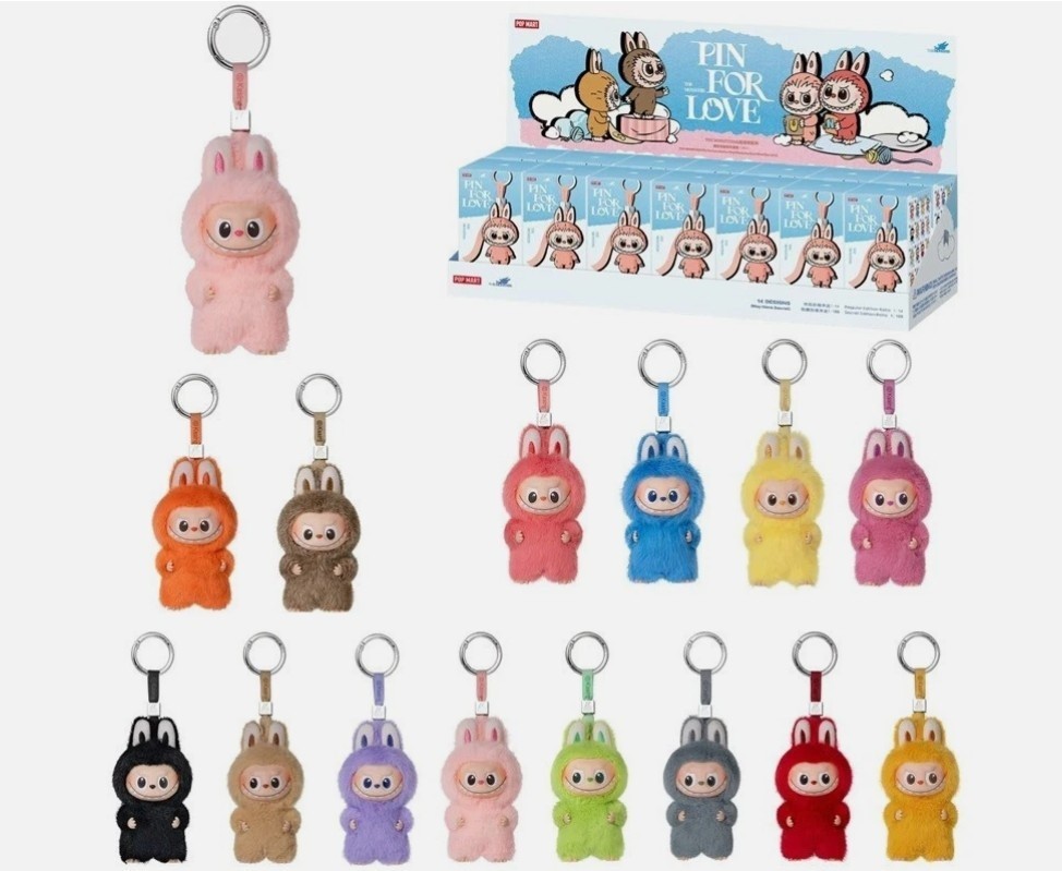 ぬいぐるみ PIN FOR LOVE POP MART Labubu 4.0 N-Z Pop Mart THE MONSTERS (Labubu) Pin for Love Series-Vinyl
