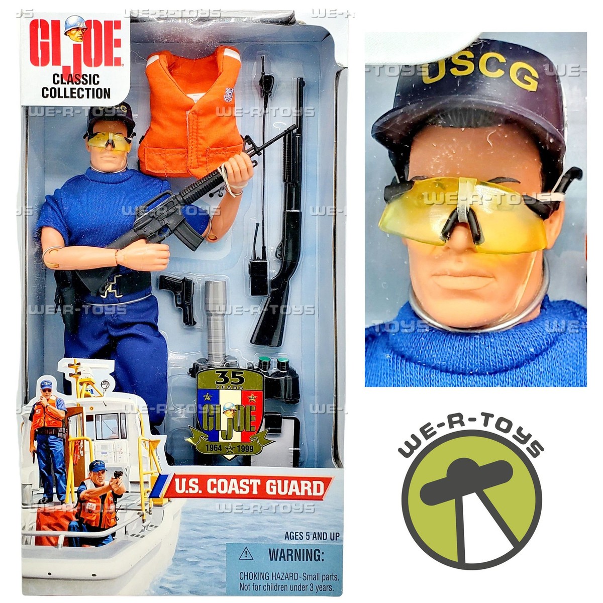 G.I. Joe Classic U.S. Coast Guard Black Hair Action Figure