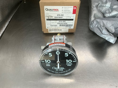 #ad Qualitrol 070 35 Pressure Vacuum Bleeder and Gauge Assembly $550.00