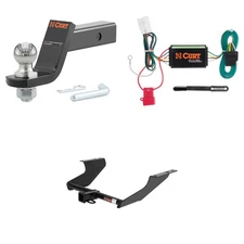 CURT Tow Cargo Package Trailer Hitch, Wiring Harness, 45056 2in Ball Mount 13147