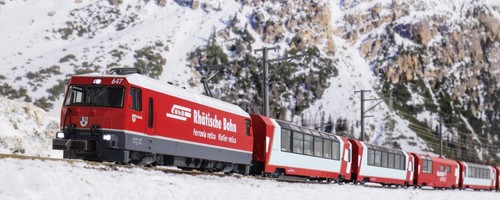 Kato 10-2026 10-2027 GLACIER EXPRESS 7-Unit Set N Scale - Picture 4 of 4