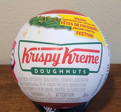 NEW Mini Brands Krispy Kreme Create Christmas Edition Blind Ball Surprise 2025
