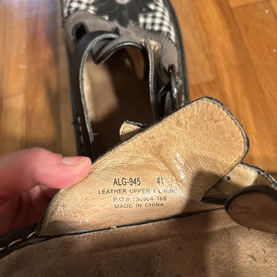 Chinelo Alegria PG Lite ALG 945 Feminino Clássico Preto Xadrez Couro Camurça Tamanho 41 - Imagem 3 de 4