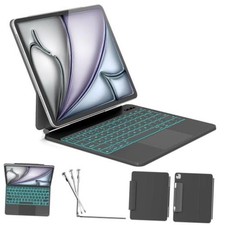 for iPad Air 13/Pro 12.9 3 for iPad Air 13  iPad Pro 12.9 6/5/4/3 Gen Black