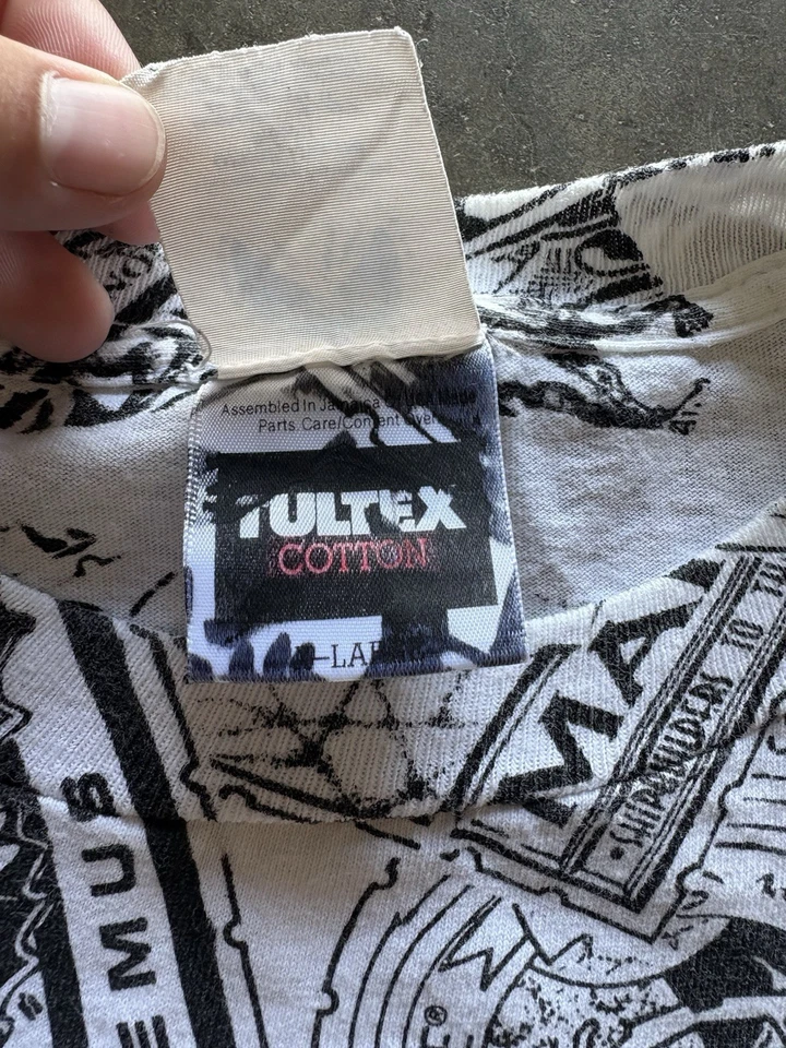 Camisa De Colección Star Trek AOP Estampada XL NUEVA SIN ETIQUETAS 90s Promo Camiseta Ciencia Ficción Foto 3 de 4