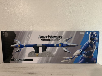 #ad #ad New Power Rangers Lightning Collection Mighty Morphin Blue Ranger Power Lance $110.00