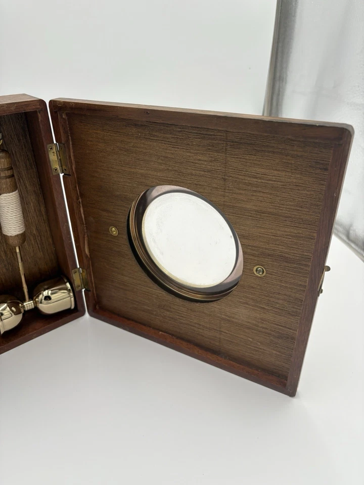 Raro Juego de Herramientas de Bar de Colección en Caja de Madera Juego de 4 Piezas Tilso Japón Foto 3 de 4