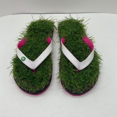GFF Grass Flip Flops Sandals Thongs Slippers Turf Slippers Women s Size 6.5