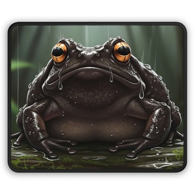 Black Rain Frog Gaming Mouse Pad