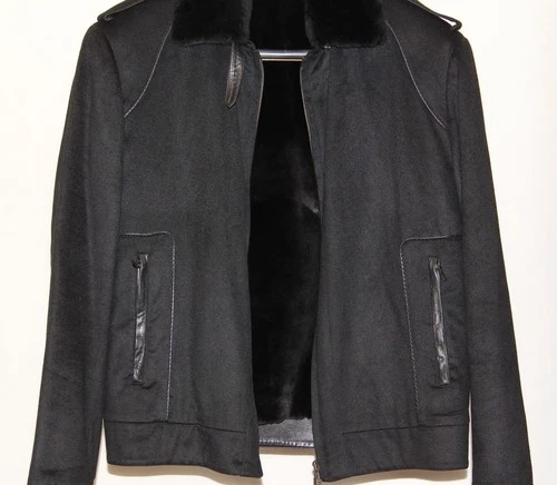 $12.995 Brioni 100% Pure Cashmere nutria fur jacket. Size 50 image 3
