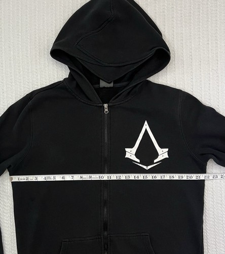 "Chaqueta con capucha Assassin's Creed Syndicate para hombre M/LG 22"" X 26"" manga logotipo negro" - Imagen 8 de 10