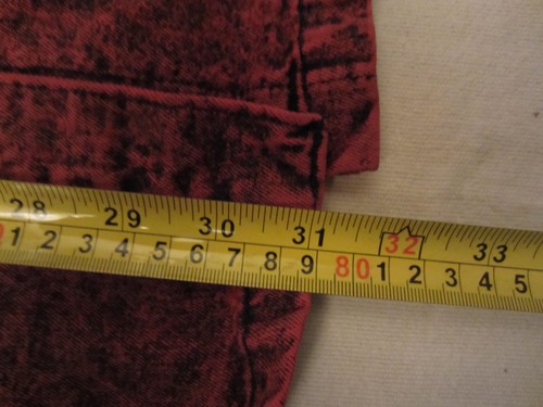 Vintage 80's Sundance Denim Skirt 5/6 Long Red Acid Wash Southwest Made in USA - Picture 7 of 9