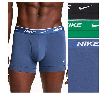 Nike DRI-FIT Essential Mens 3-Pack Cotton Stretch Boxer Briefs XL (40-42)