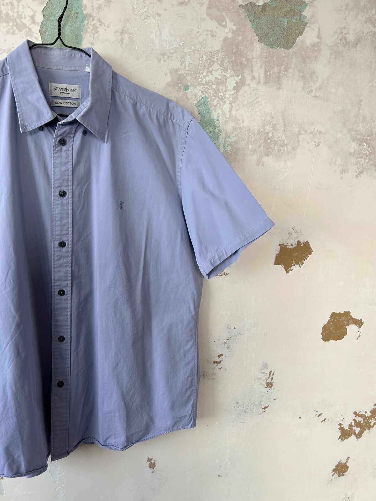 Camicia manica corta vintage YSL Yves Saint Laurent taglia XL