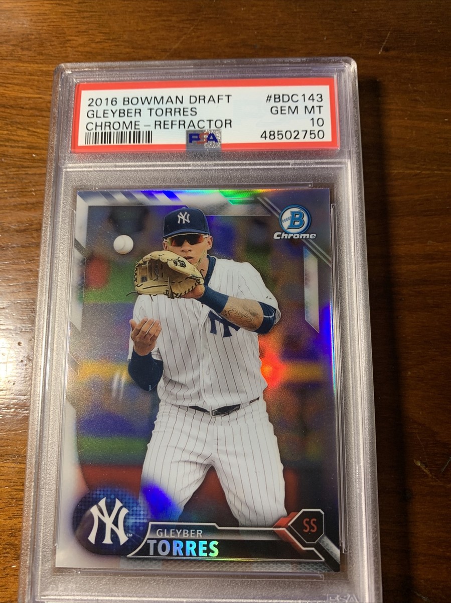 その他 MLB Gleyber Torres Refractor PSA 10 2016 BOWMAN CHROME DRAFT GLEYBER TORRES REFRACTOR PSA 10