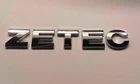Quality Chrome 3D Self-adhesive Car Letters badge emblem sticker Spelling ZETEC
