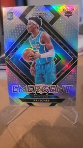 Kai Jones 2021-22 Panini Prizm Basketball SILVER EMERGENT RC Rookie #1