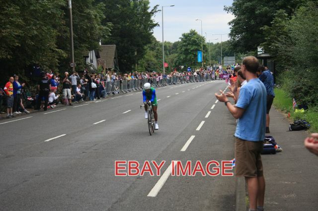 PHOTO  OLYMPIC WOMEN'S TIME TRIAL CLEMILDA FERNANDES THE FIRST OF THE COMPETITOR