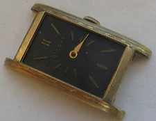 Bulova mens wristwatch Gold Filled Case 20,5 x 37 mm. aside load manual