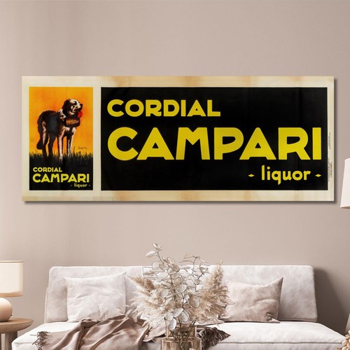 Cordiale Campari Leonetto Cappiello, LCP39 Gemälde auf Leinwand gedruckt - Bild 3 von 4